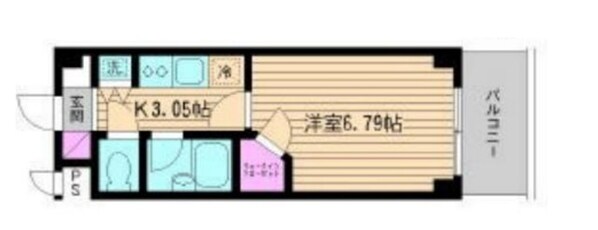 メルベーユ池之内の物件間取画像